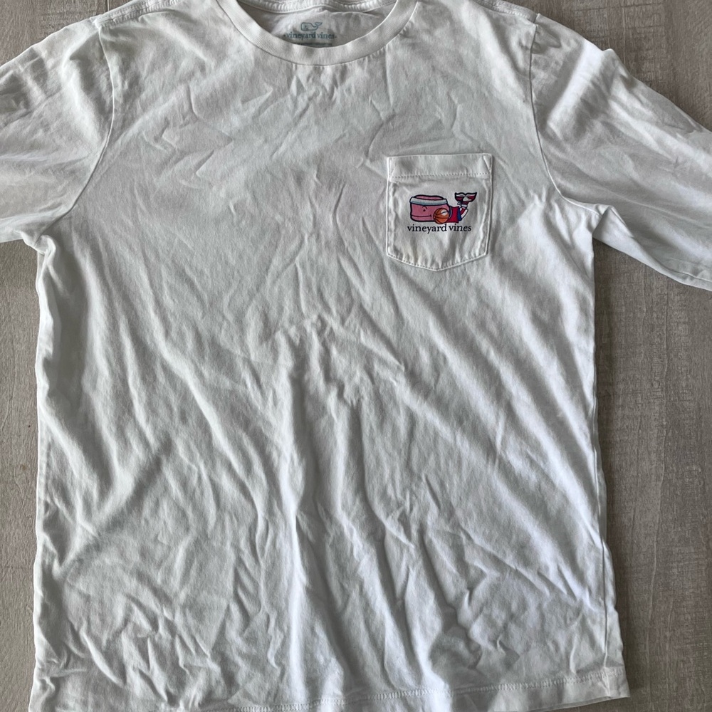 Vineyard Vines White Kids Short Sleeve Tee